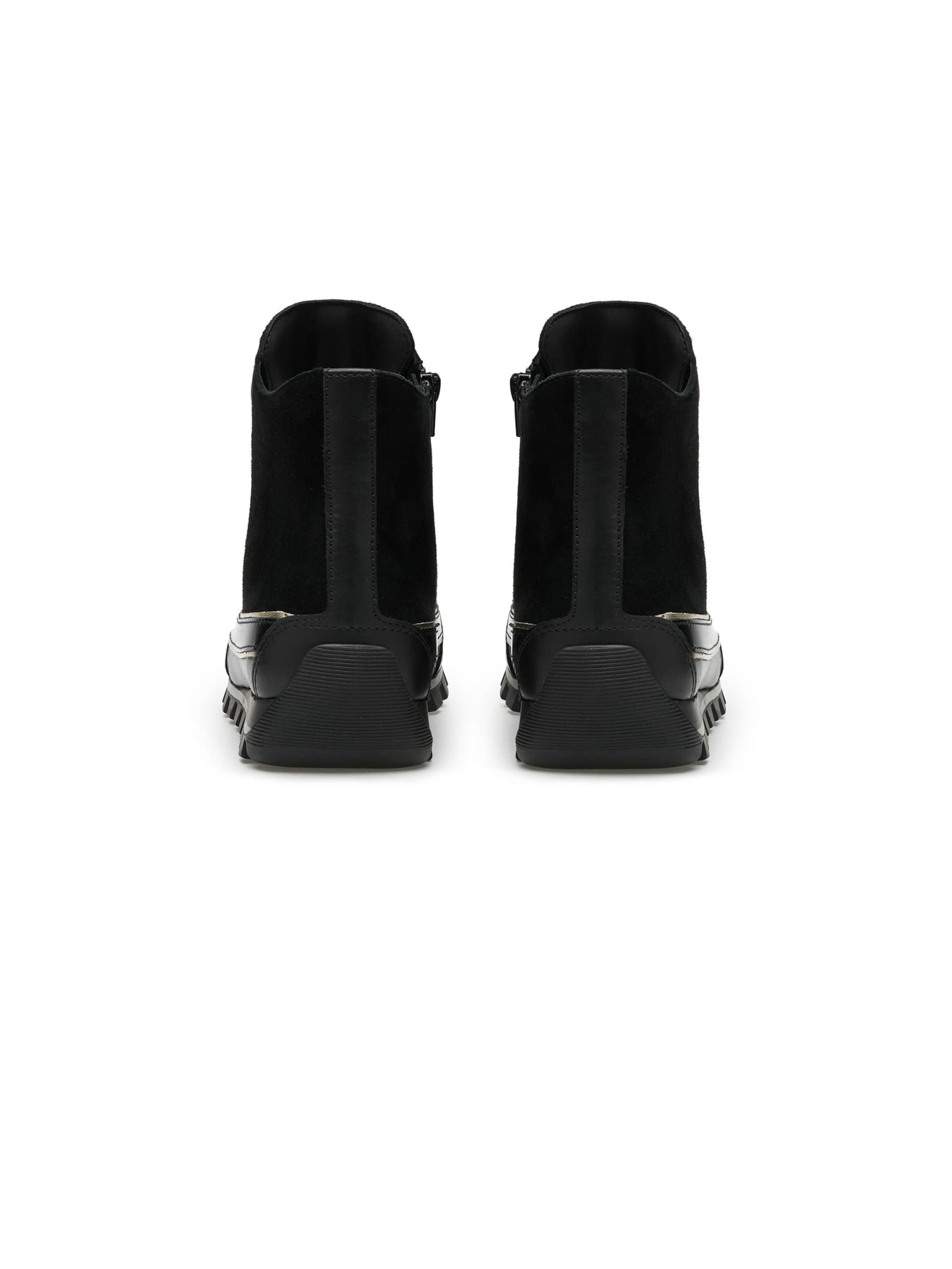 Candice Cooper Sneaker high 'Janis Strip Plus Chic' in Schwarz