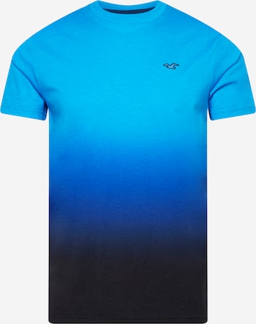 HOLLISTER Тениска в синьо: отпред