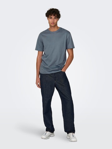 Only & Sons Majica 'ONSMax' | modra barva