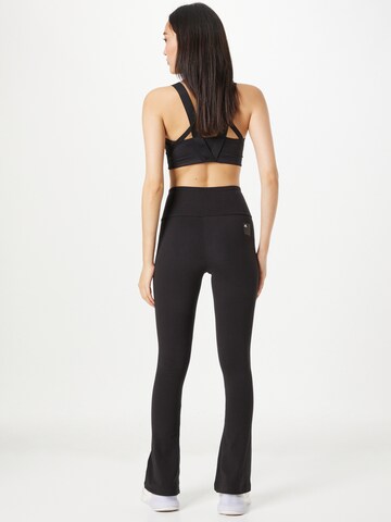 ADIDAS SPORTSWEAR Flared Workout Pants 'Mission Victory High-Waist' in Black