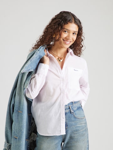 Chemisier 'GILDA' Pepe Jeans en rose : devant