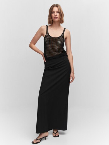 MANGO Top 'COLMENA' in Schwarz