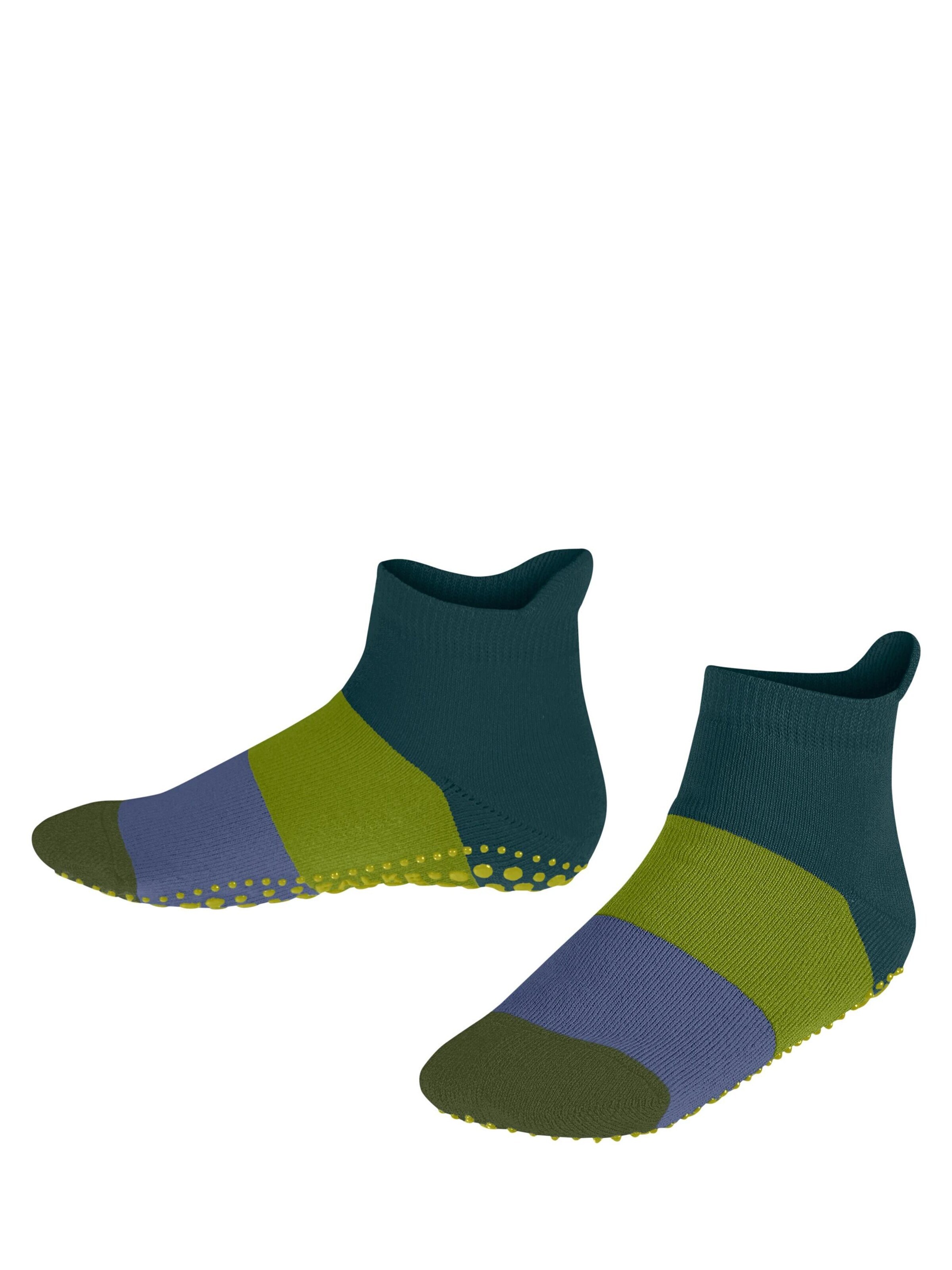 FALKE Socken 'Colour Block'‌‌‌‌‌‌‌‌‌ in Grün: Vorderseite