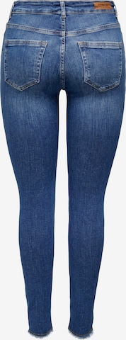 ONLY Skinny Jeans 'Blush' in Blau