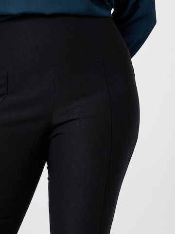 évasé Pantalon 'Vitylor' EVOKED en noir