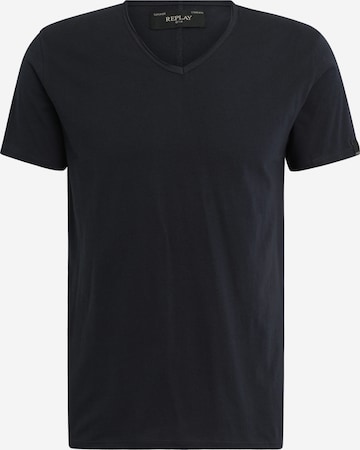 Tricou de la REPLAY pe albastru: față