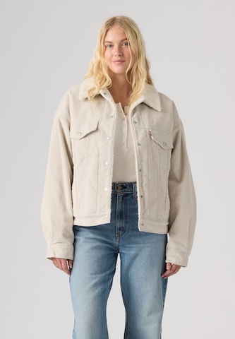 LEVI'S ® Between-season jacket '90s Sherpa Trucker' in Beige: front