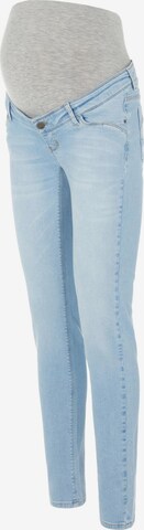 MAMALICIOUS Slimfit Jeans 'SAVANNA' i blå: forside