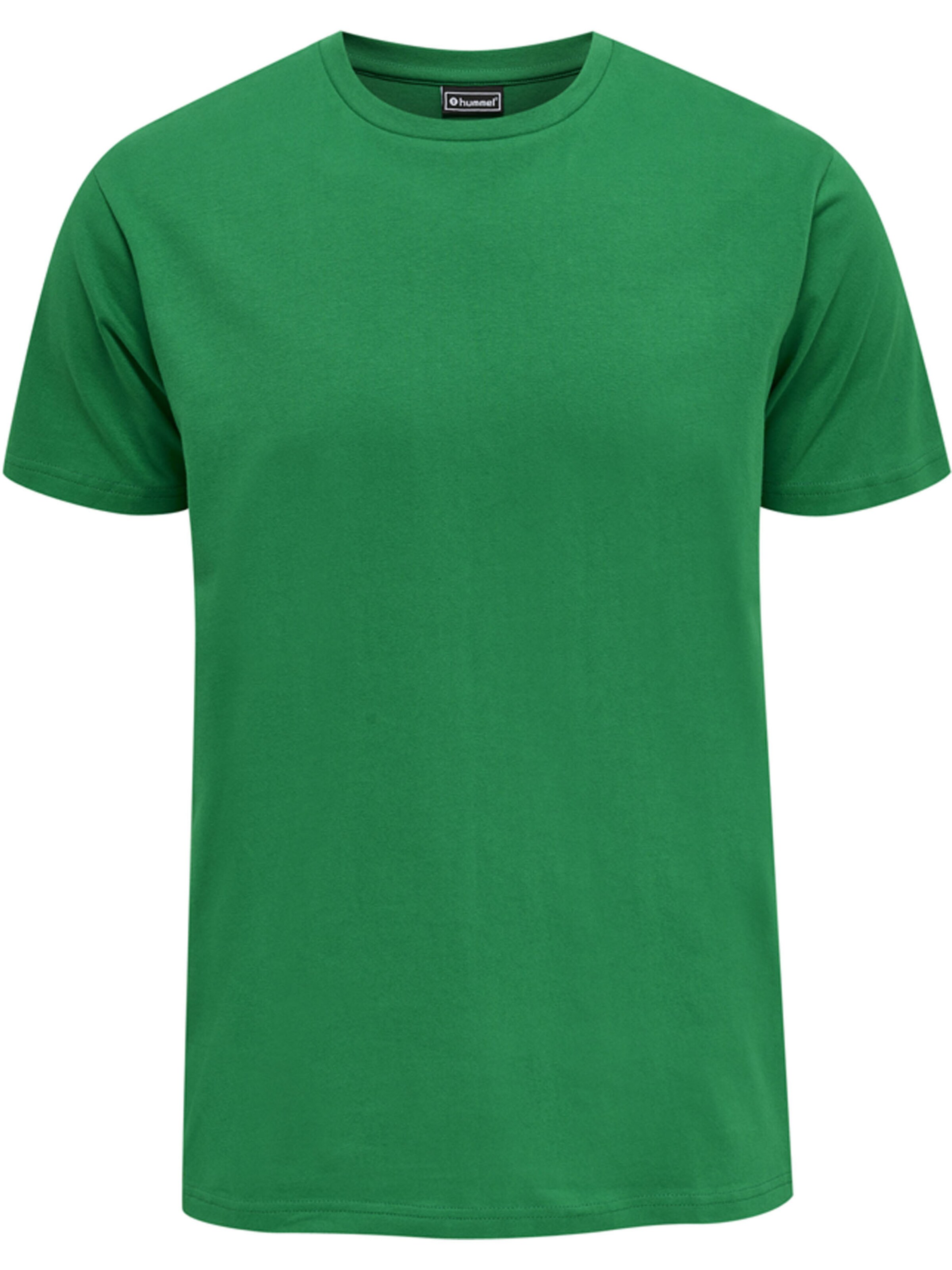 Hummel Shirt in Groen: voorkant