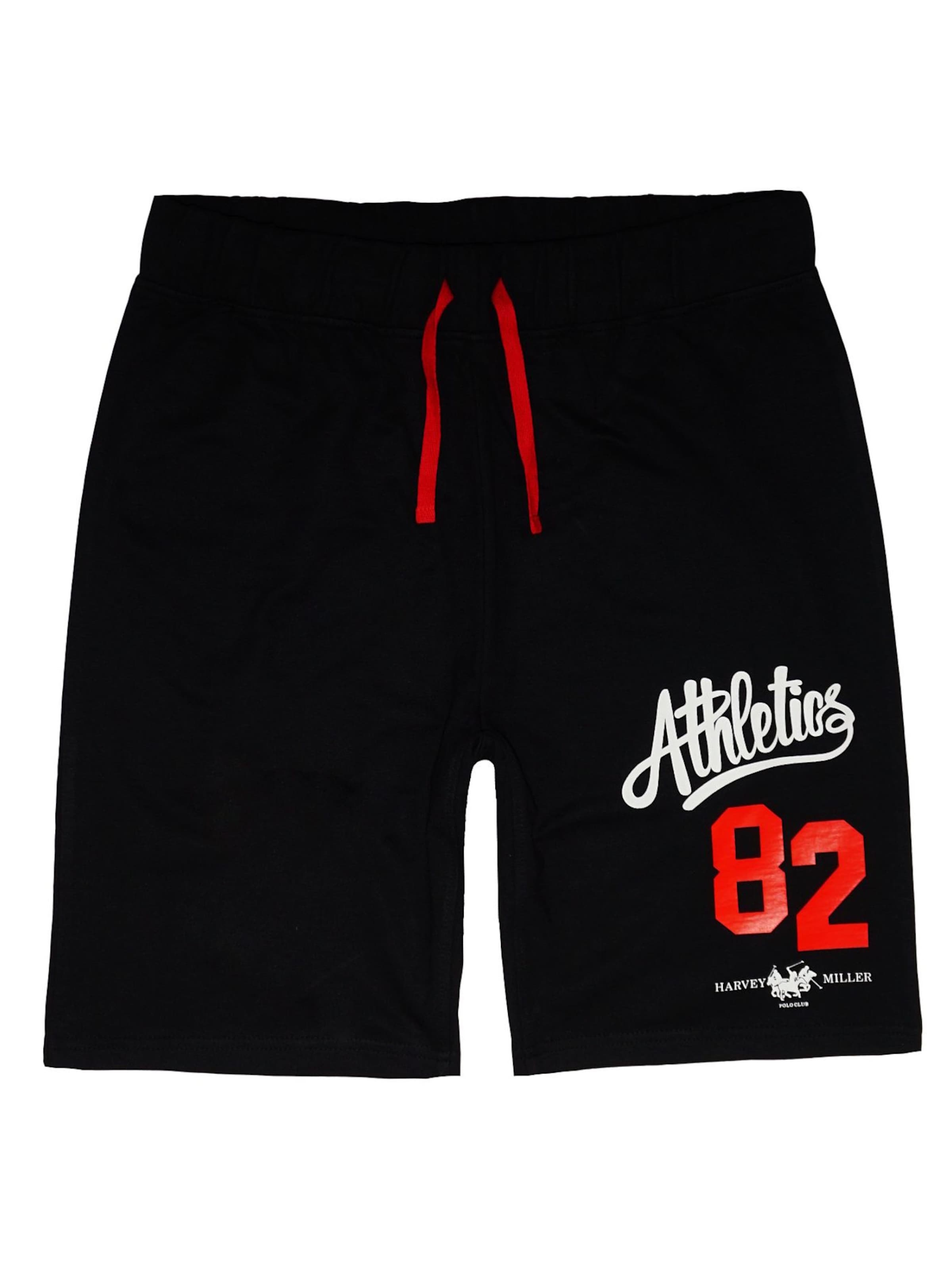 regular Pantaloni 'Athletics 82' di HARVEY MILLER in nero: frontale