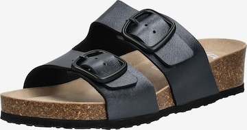 ARA Pantolette in Schwarz: Vorderseite