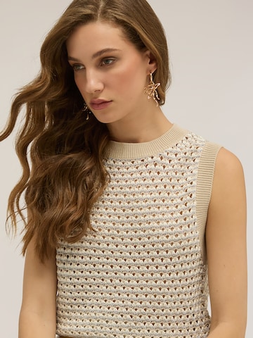 Pull-over MOTIVI en beige