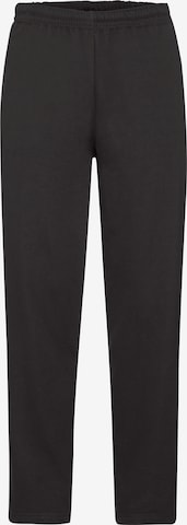 FRUIT OF THE LOOM Regular Pants in Black: front