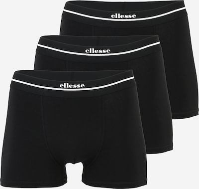 ELLESSE Bokserishortsit 'Ambria' värissä musta / valkoinen, Tuotenäkymä