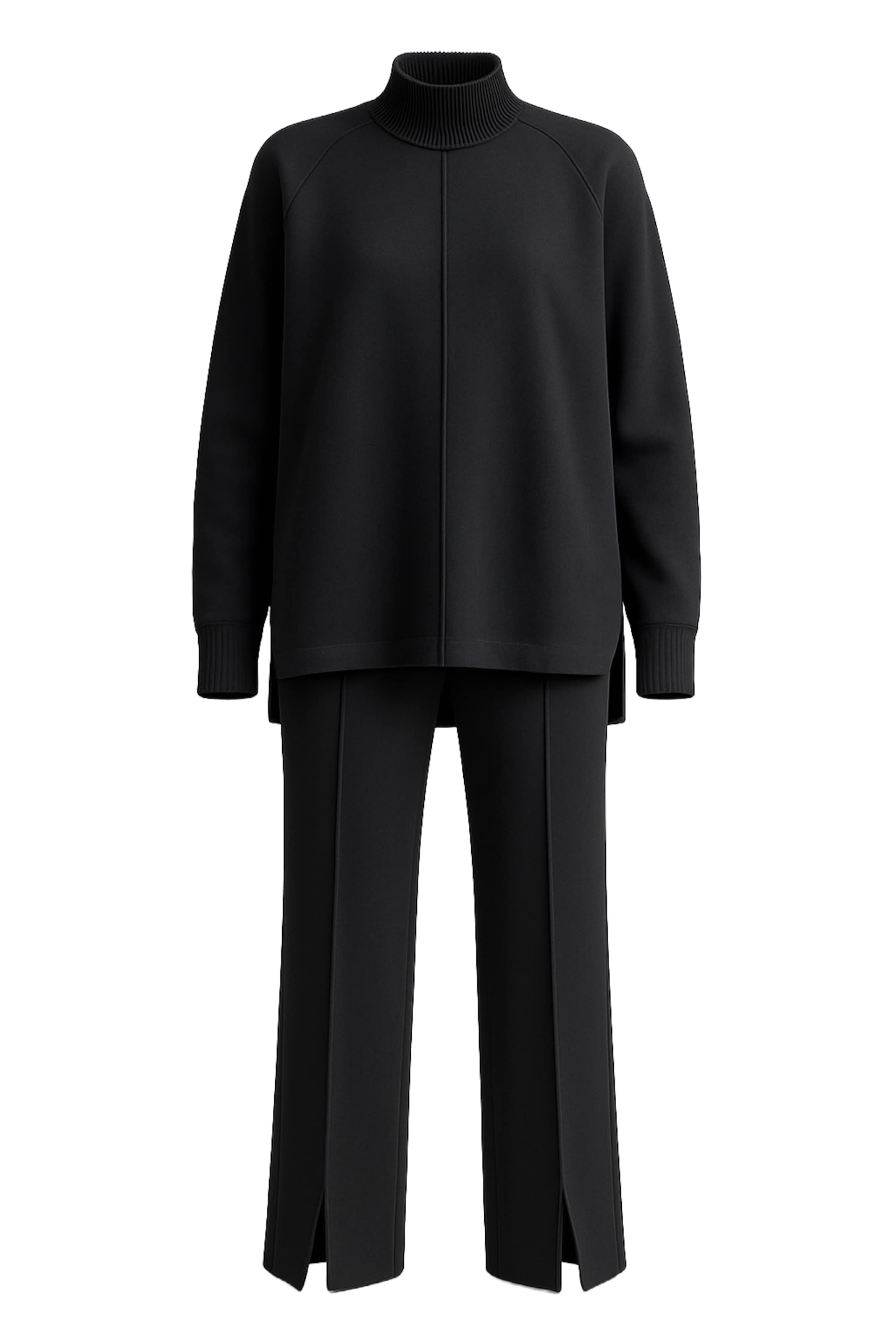 WOMAN VISION Broekpak in Zwart: voorkant