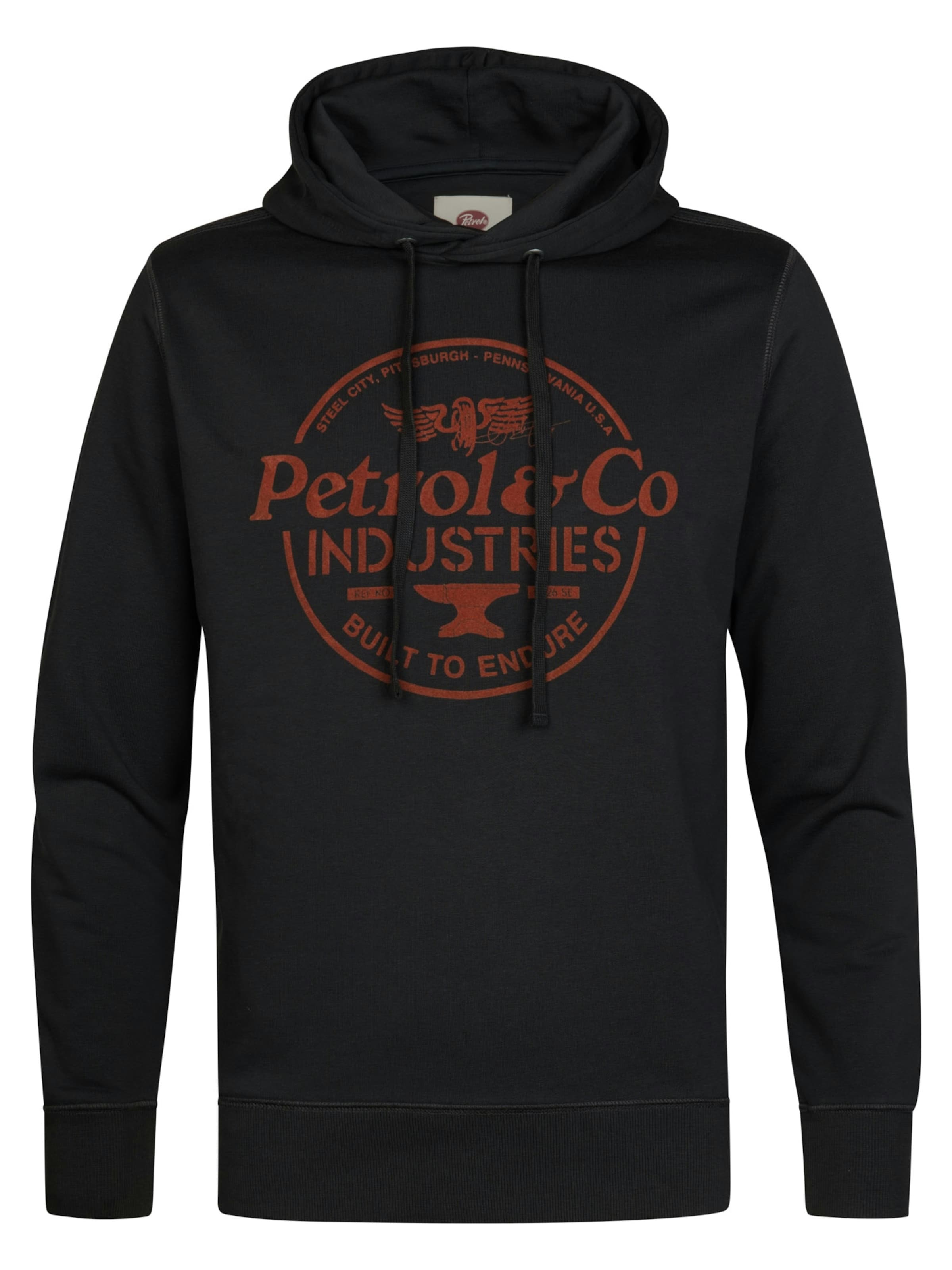 Petrol IndustriesSweater majica - siva boja: prednji dio