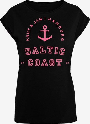 F4NT4STIC T-Shirt 'Baltic Coast' in Schwarz: predná strana