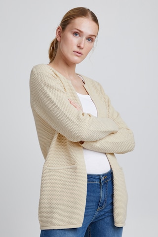 b.young Strickjacke 'BYMIKALA' in Beige