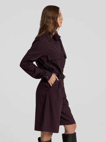 Regular Pantalon 'Omaro' mandragora en violet