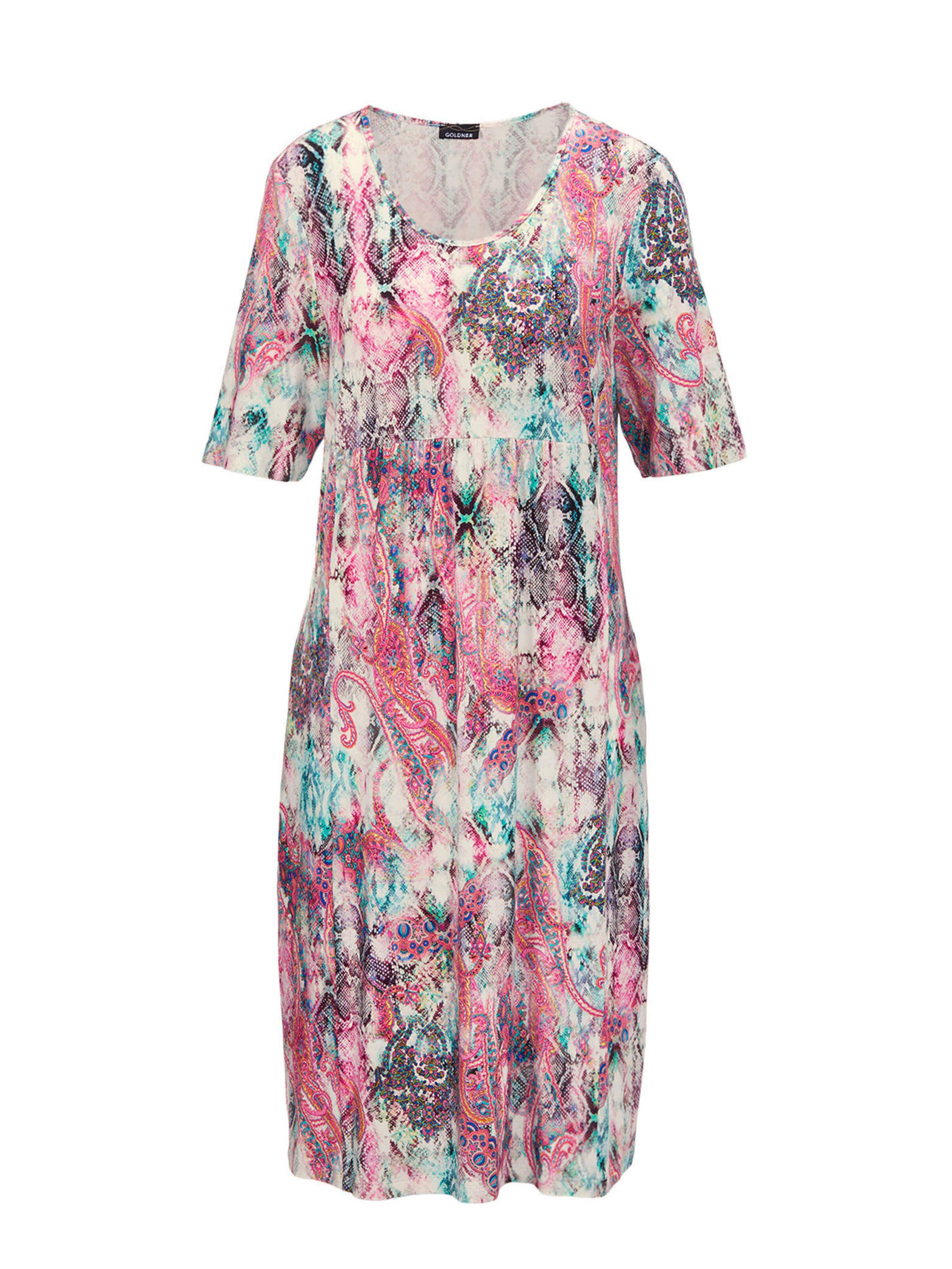 Goldner Kleid in Mischfarben: Vorderseite