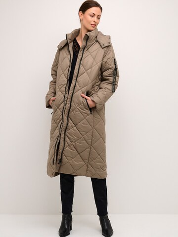 Cream Winter Coat 'Gaiagro' in Beige