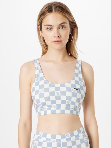 Bustier Soutien-gorge VANS en bleu : devant