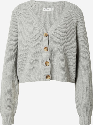 HOLLISTER Knit Cardigan in Grey: front