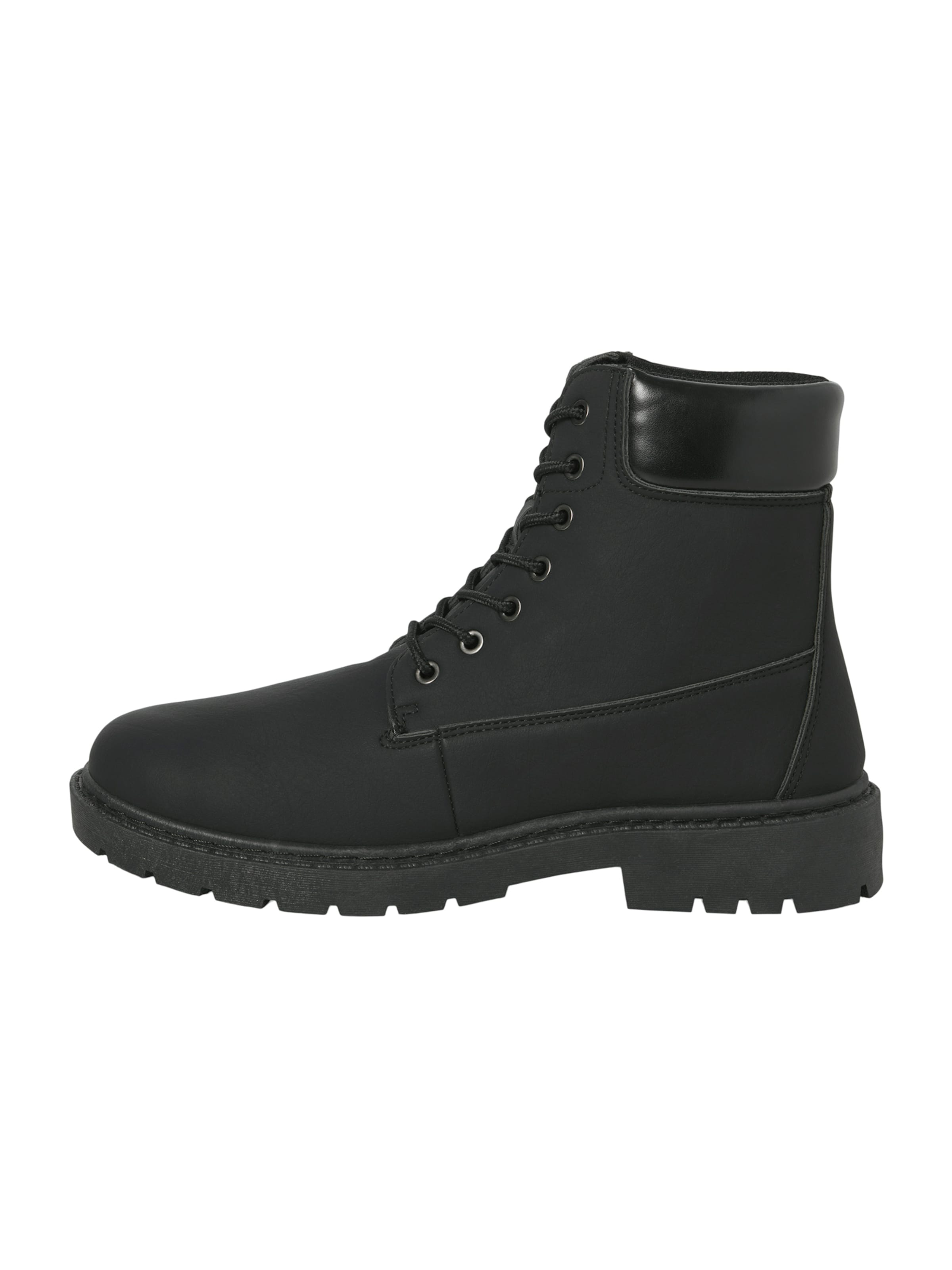 Bocanci cu șireturi 'JFWAINSWORTH' de la JACK & JONES pe gri: față