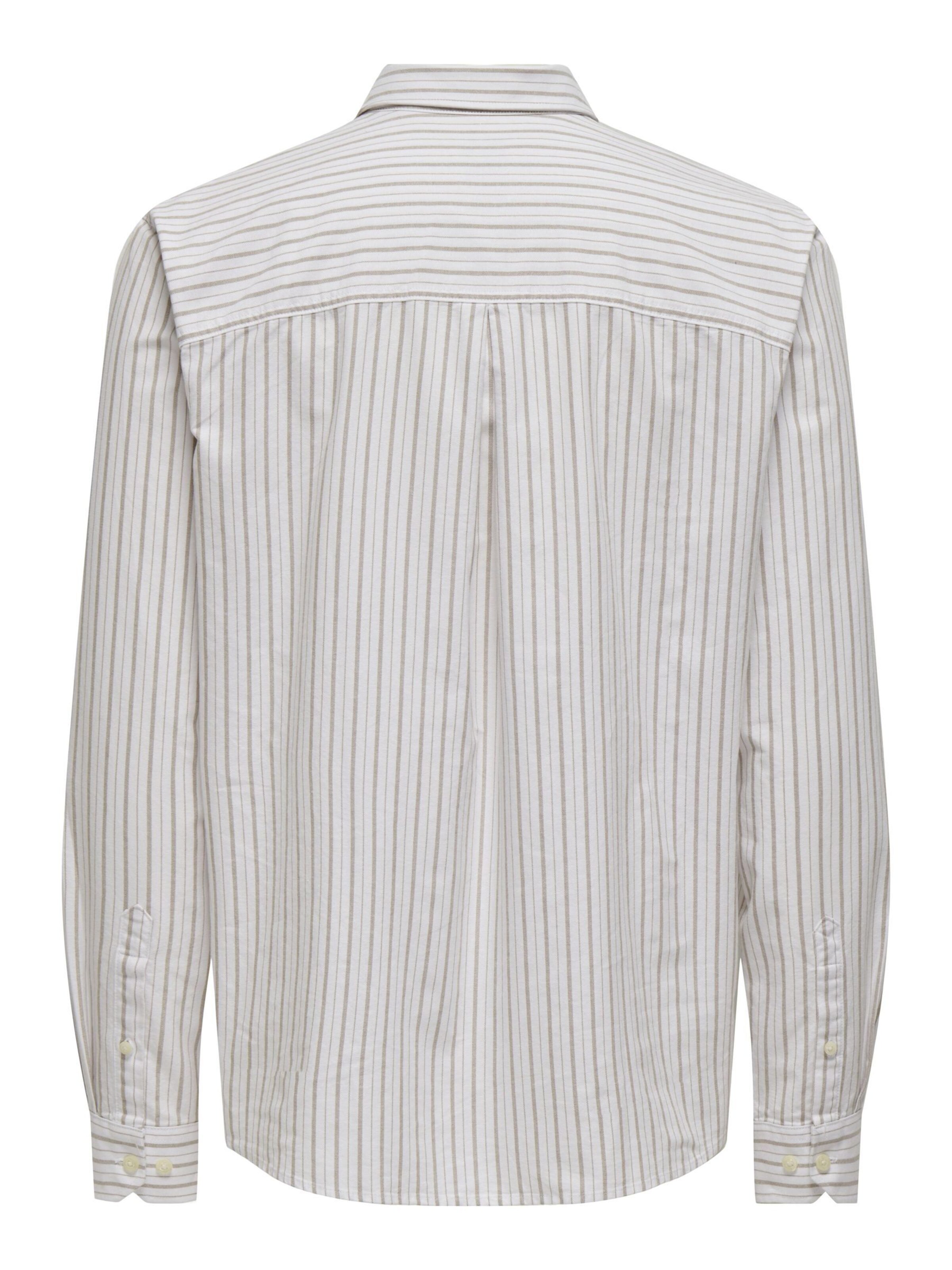 Only & Sons - Ajuste confortable Camisa 'ONSDrake' en blanco