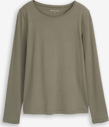 Tricou de la TOM TAILOR pe verde: față