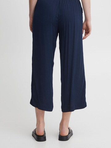 Wide Leg Pantalon ' IHMARRAKECH ' ICHI en bleu