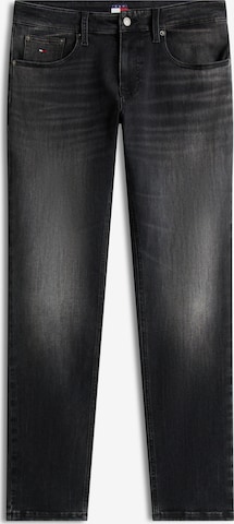 Tommy Jeans - Slimfit Vaquero 'SCANTON' en negro: frente