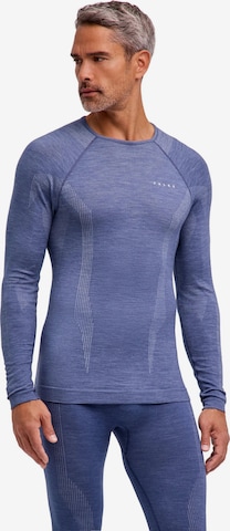FALKE Base Layer in Blau: Vorderseite
