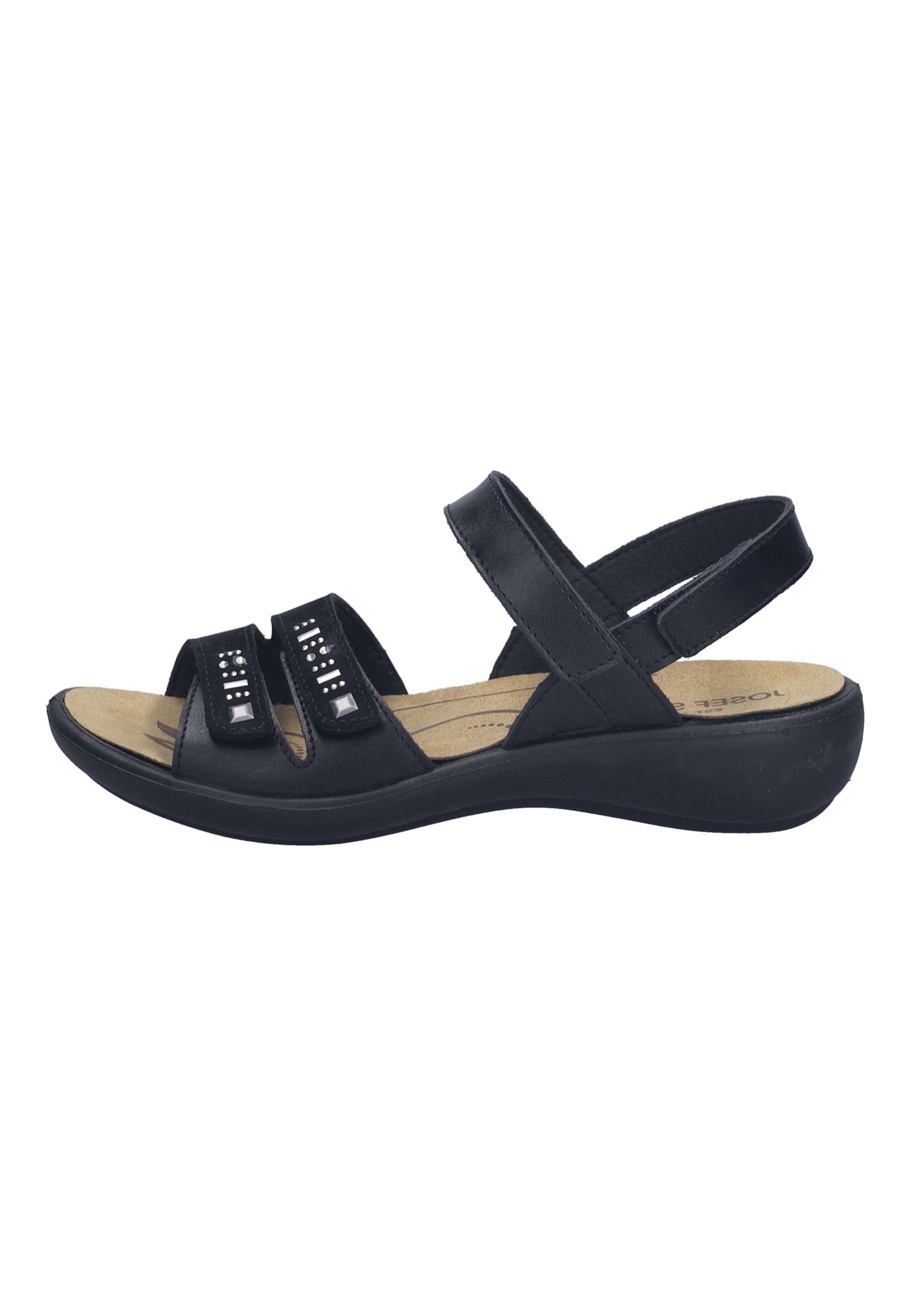 JOSEF SEIBEL Sandal 'Ibiza 86' in Black: front