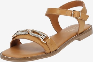 Sandales SCAPA en beige : devant