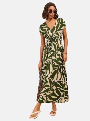 Friends Like These Dress in Green: front