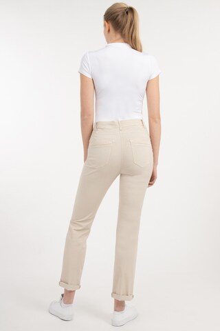 Coupe slim Pantalon 'Colette' Recover Pants en beige