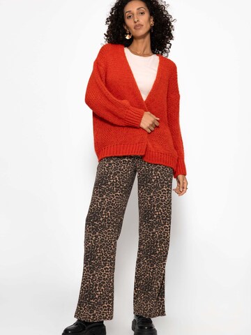 SASSYCLASSY Oversized Cardigan in Red