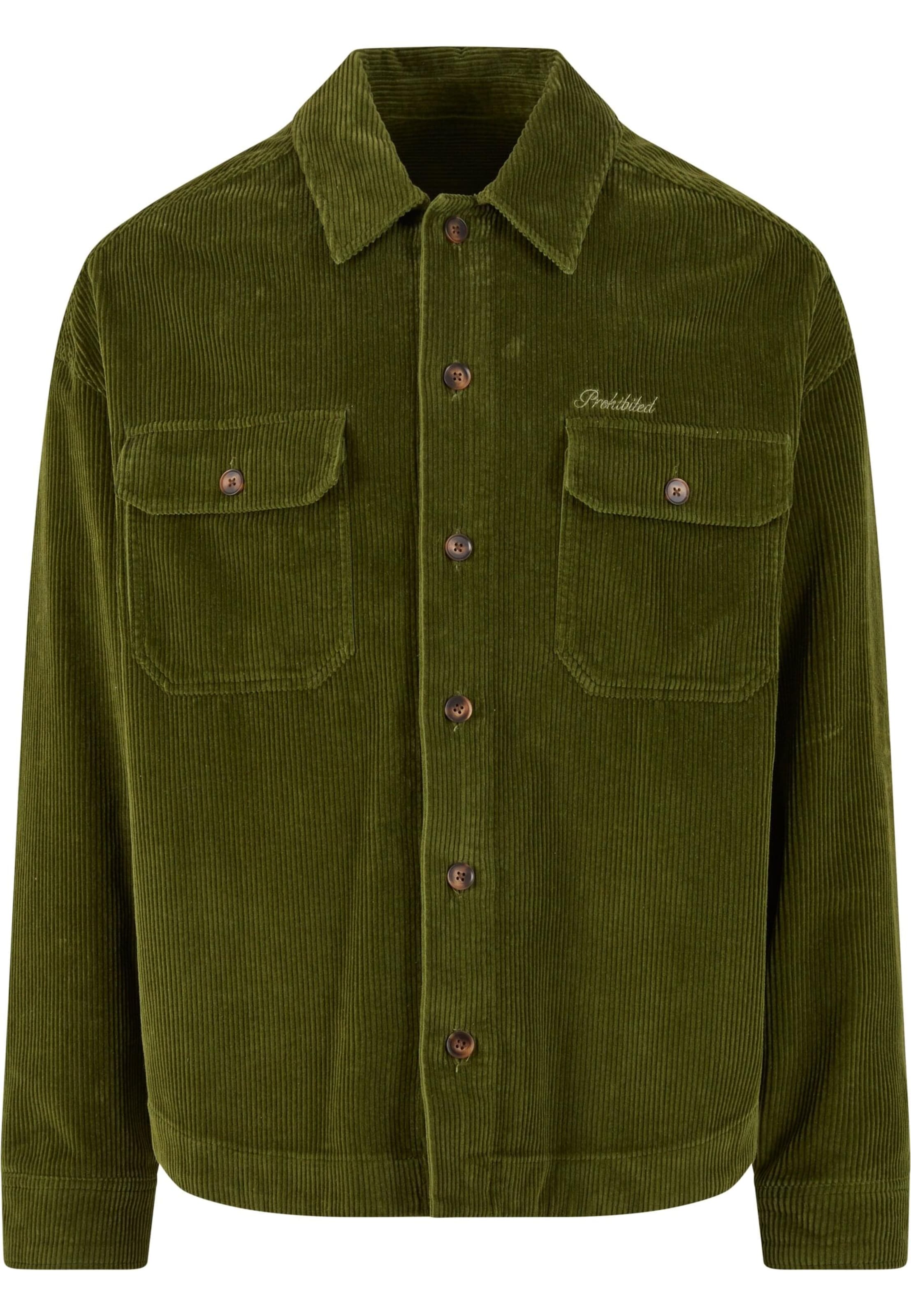 Prohibited Přechodná bunda – zelená: přední strana