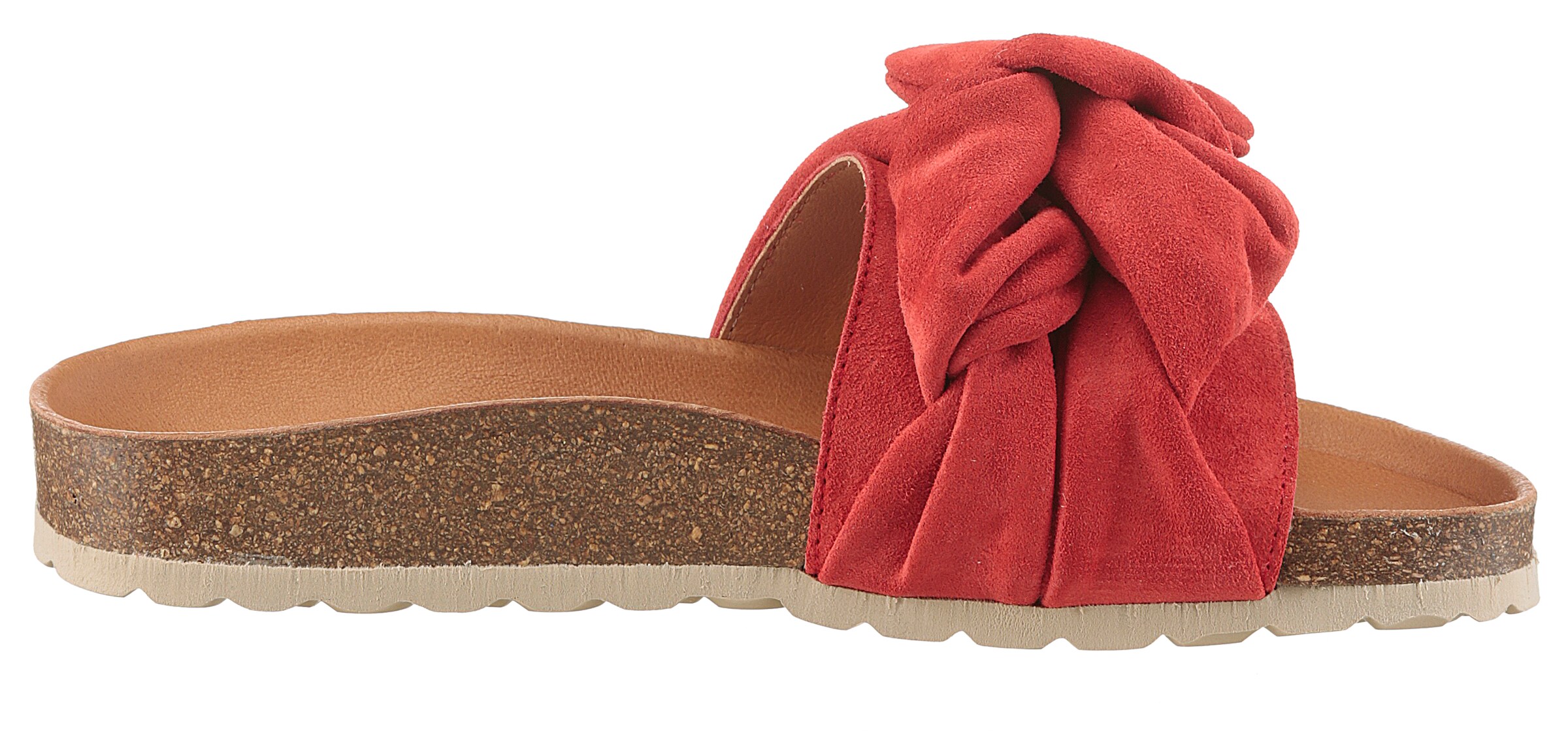 VERBENAS Pantolette 'Roxy' in Rot