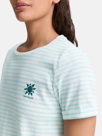 TOM TAILOR T-Shirt in Blau