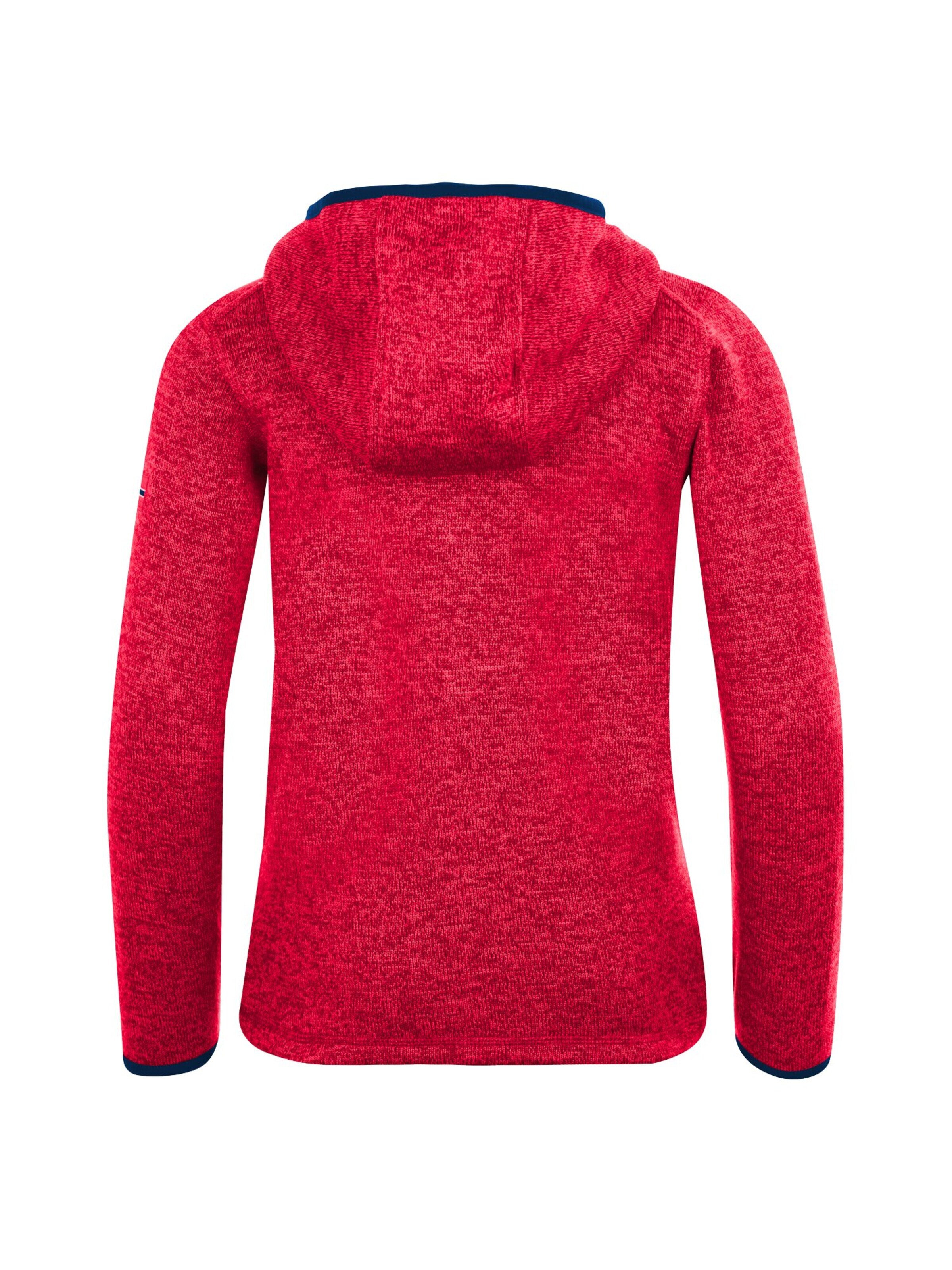 TROLLKIDS Fleece Jacket in Red