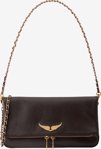 Pochette 'ROCK' di Zadig & Voltaire in grigio: frontale