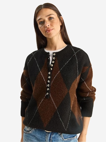 Bianco Lucci - Pullover em preto: frente