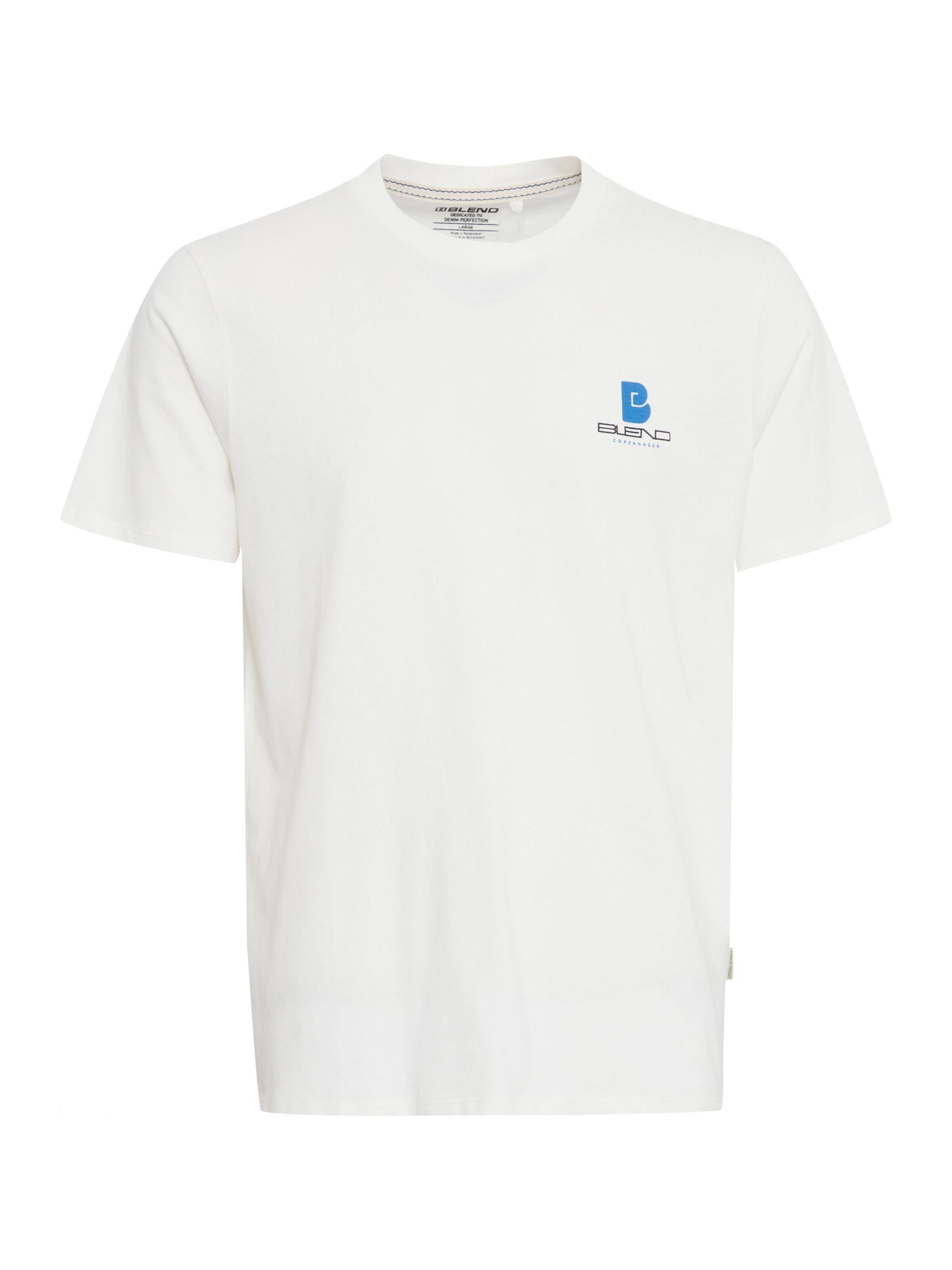 Maglietta ' BHEMMERT print tee ' di BLEND in bianco: frontale