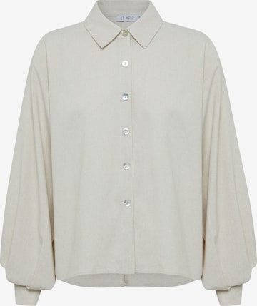 St MRLO Blouse in Beige: front