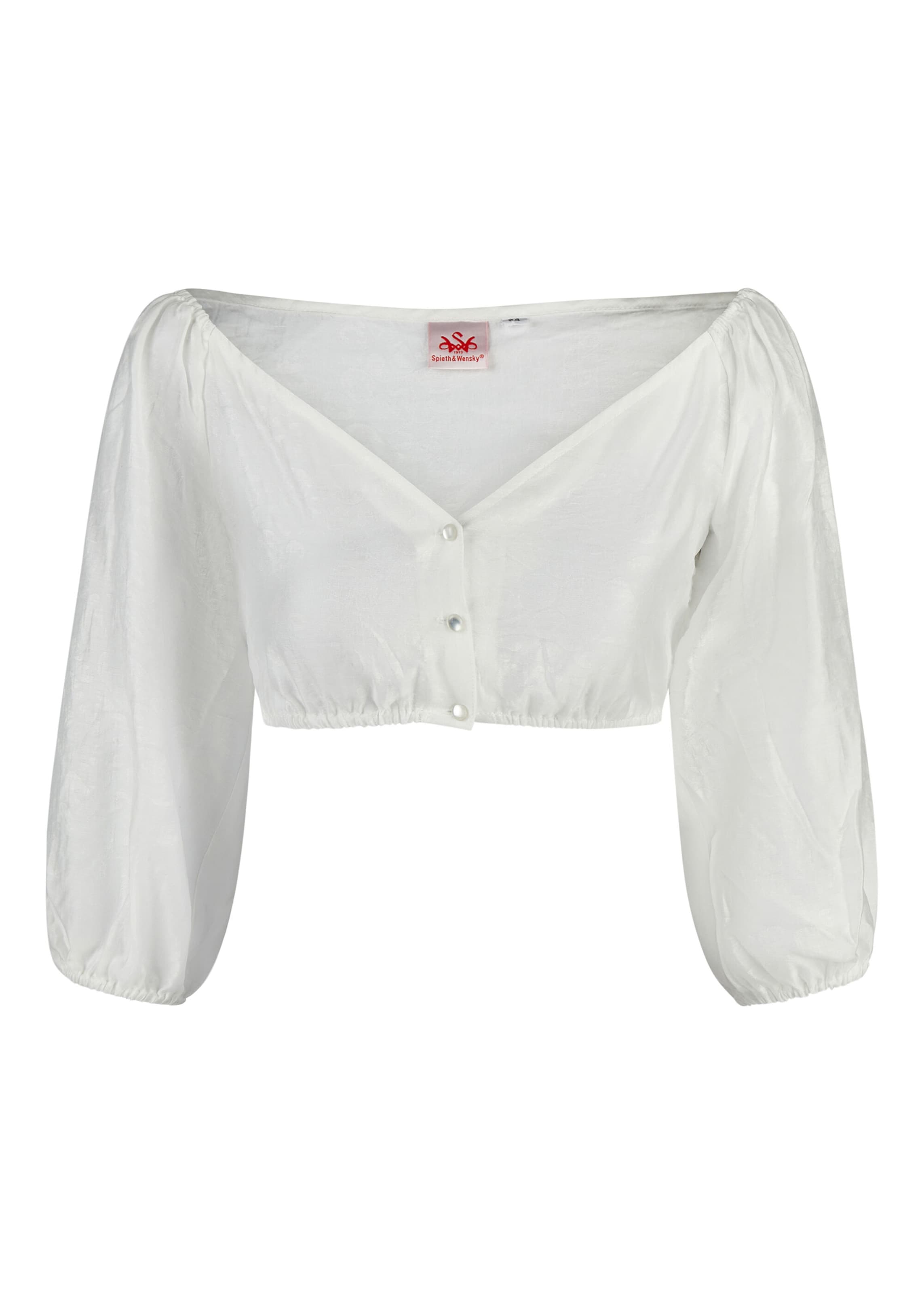 SPIETH & WENSKY Traditional blouse 'Germ' in White: front