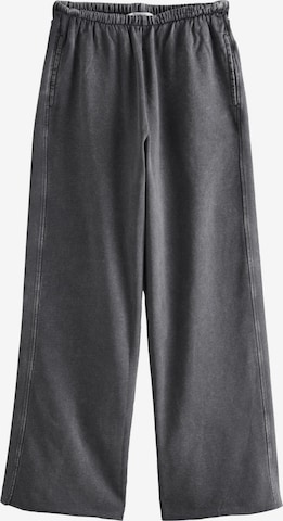 NextWide Leg/ Široke nogavice Hlače - siva boja: prednji dio