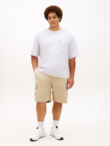 Loosefit Pantalon cargo 'ESS' Tommy Hilfiger Big & Tall en beige
