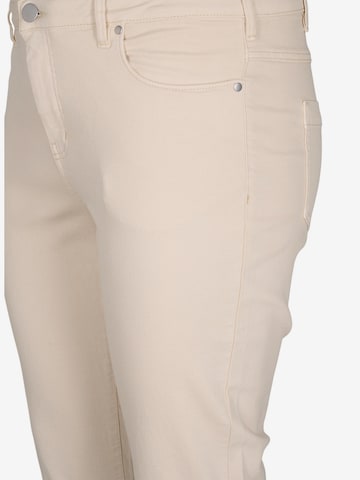 Zizzi - Skinny Vaquero 'Emily' en beige